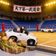 Dragon Ball Turtle School Porsche Trio Joyride Statue - Driving Master Roshi Creative Figurine Gift