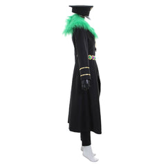 Stylish Black and White Moritatsu Three-Leaf Pheasant Cosplay Costume by Halloweez - Halloweez