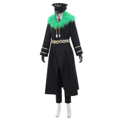 Stylish Black and White Moritatsu Three-Leaf Pheasant Cosplay Costume by Halloweez - Halloweez