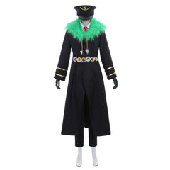Stylish Black and White Moritatsu Three-Leaf Pheasant Cosplay Costume by Halloweez - Halloweez