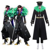 Stylish Black and White Moritatsu Three-Leaf Pheasant Cosplay Costume by Halloweez - Halloweez