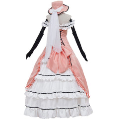 Halloweez Ciel Phantomhive Cosplay Dress – Victorian Elegance for Anime Enthusiasts - Halloweez