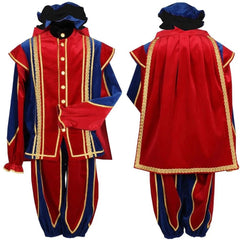 Halloweez Black Peter Cosplay Costume - Elegant Tudor Velvet Men's Ball Gown Outfit - Halloweez
