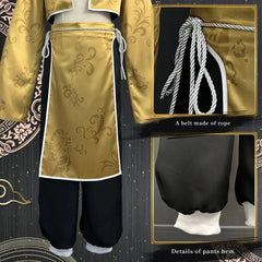 Exclusive Blue Lock Bachira Anime Cosplay Costume from Halloweez - High-Quality Kung Fu Tang Suit Wig - Halloweez
