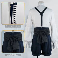 Halloweez Bachira Cosplay Costume - Blue Lock Anime Inspired Outfit with Evil Horns and Tail - Halloweez