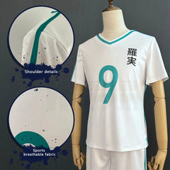 Halloweez Anime Chigiri Cosplay Wig with School Sports Uniform Set for Daily Wear and Halloween - Halloweez