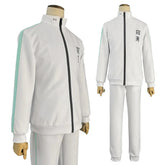 Halloweez Blue Lock Anime Chigiri Cosplay Costume with Full-Zip Tracksuit and Synthetic Fibers - Halloweez