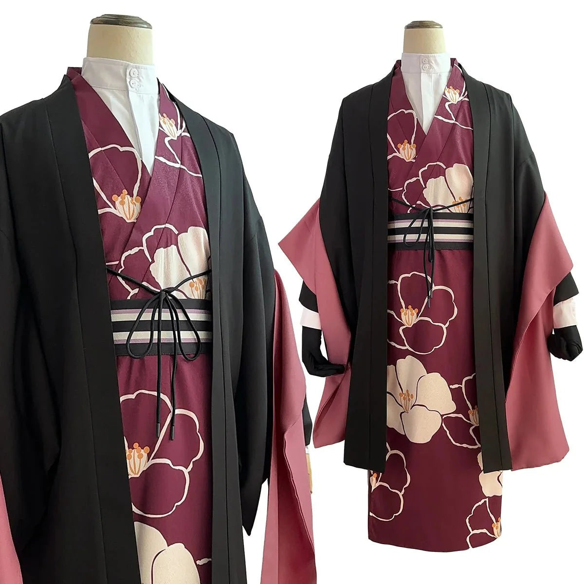 Halloweez Blue Lock Anime Chigiri Cosplay Kimono with Romantic Series Wig - Halloweez