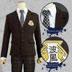 Halloweez Blue Lock Anime Cosplay Costume with Bachira NAMIKAZE Uniform and DK Embroidery Logo - Halloweez