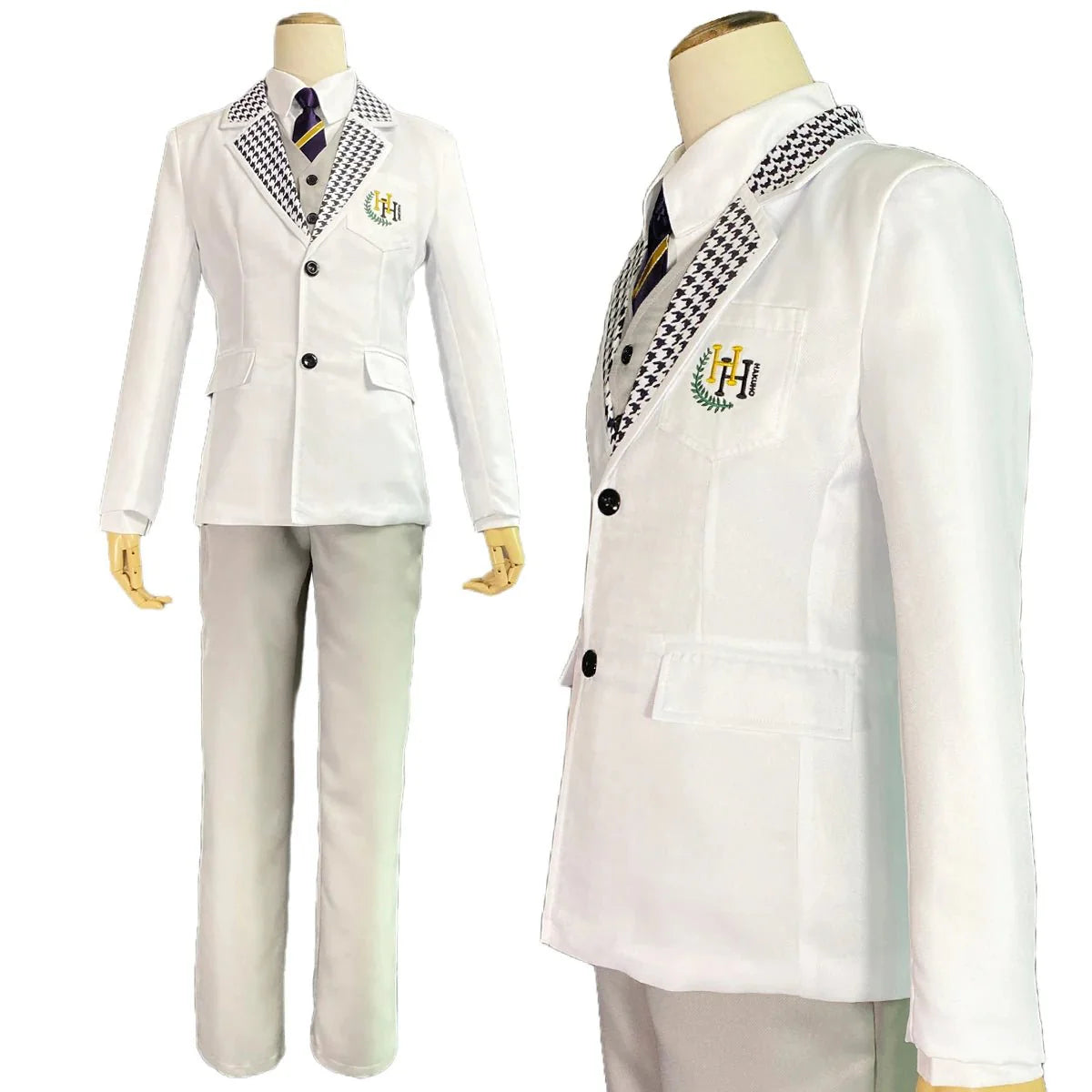 Halloweez Blue Lock Anime Cosplay Costume - Nagi Reo Mikage School Uniform with Embroidery - Halloweez
