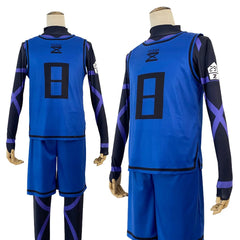 Halloweez Blue Lock Anime Cosplay Costume - Isagi Yoichi, Chigiri Bachira, Rensuke Kunigami Uniforms - Halloweez