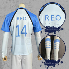 Halloweez Blue Lock Anime Cosplay Wig - MAN SHINE CITY Nagi Reo Mikage Chigiri Football Uniform Daily Sport - Halloweez