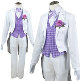 Halloweez Blue Lock Anime Cosplay Wig with Reo Tuxedo Tailcoat Suit - Halloweez