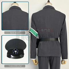 Exclusive Blue Lock Anime Halloweez Cosplay Costume with Wig and Rose NetBody - Halloweez