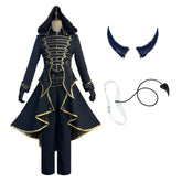 Stylish Blue Lock Anime Isagi Cosplay Wig with Evil Horns - Halloweez - Halloweez