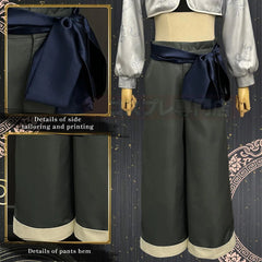 Stylish Blue Lock Anime Nagi Cosplay Costume from Halloweez - Kung Fu Tang Suit with Wig - Halloweez