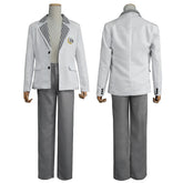 Stylish Blue Lock Anime Nagi Cosplay Costume with Black Hoodie, DK Uniform, and Synthetic Fibers - Halloweez