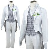 Stylish Blue Lock Anime Nagi Cosplay Costume Wig with Tuxedo Suit - Halloweez - Halloweez