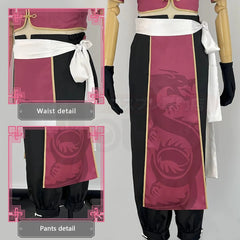 Exclusive Blue Lock Anime Ness Cosplay Costume by Halloweez - High-Quality Kung Fu Tang Suit with Wig - Halloweez