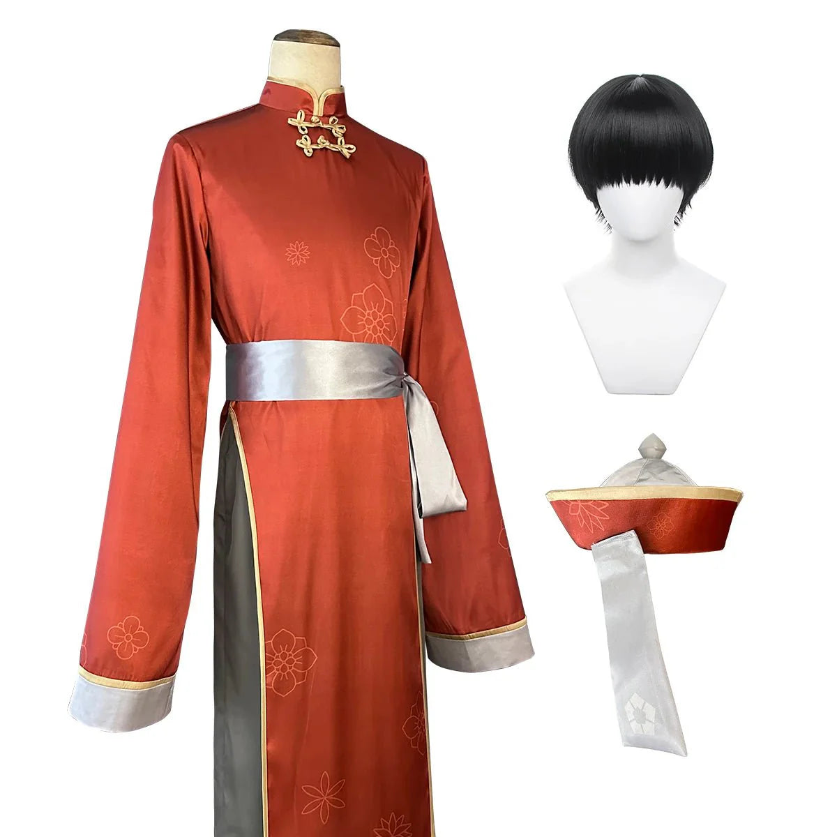 Stylish Blue Lock Anime Niko Cosplay Costume by Halloweez - Kung Fu Tang Suit with Stage Wig - Halloweez