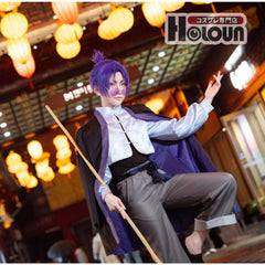 Stylish Blue Lock Anime Reo Mikage Cosplay Costume by Halloweez - Kung Fu Tang Suit with Wig - Halloweez