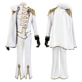 Halloweez Anime Reo Mikage Cosplay Costume with White Cloak and Rose Net - Halloweez