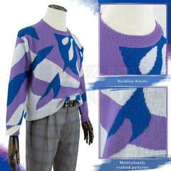 Halloweez Blue Lock Reo Mikage Cosplay Costume Set with Sweater and Pants - Halloweez