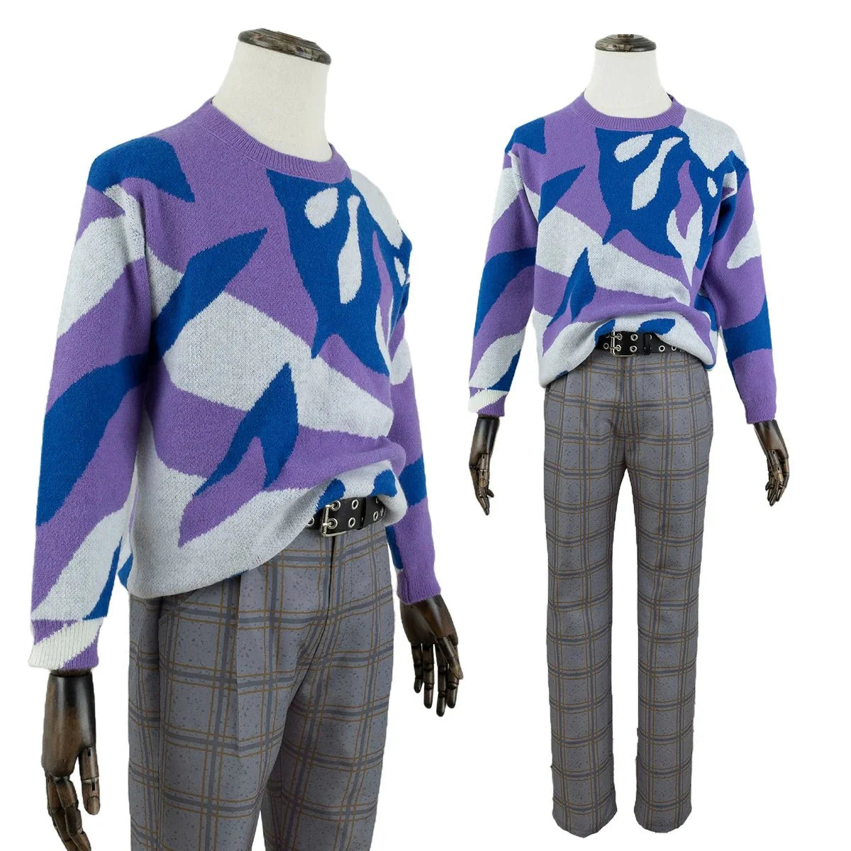 Halloweez Blue Lock Reo Mikage Cosplay Costume Set with Sweater and Pants - Halloweez