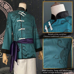 Stylish Rin Itoshi Cosplay Costume from Blue Lock Anime - Halloweez Synthetic Fibers Wig - Halloweez