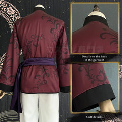 Exclusive Blue Lock Anime Sae Itoshi Cosplay Costume by Halloweez - Kung Fu Tang Suit Wig - Halloweez
