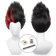 Blue Lock Anime Barou Cosplay Wig by Halloweez - Synthetic Fiber, Adjustable, Heat Resistant - Halloweez