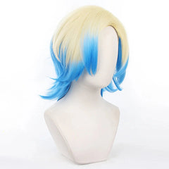 Halloweez Blue Lock Manga Anime Cosplay Wig - Kaiser No.10 Bastard Munchen Football Rose Net Synthetic Fiber - Halloweez