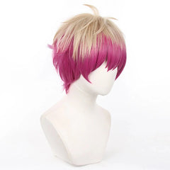 Halloweez Blue Lock Manga Anime Cosplay Wig - Ness No.8 Bastard Munchen Rose Net Synthetic Fiber Adjustable Size Headwear - Halloweez