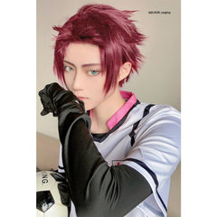 Halloweez Blue Lock Manga Anime Cosplay Wig - Sae Itoshi No.10 Football Player Style - Halloweez