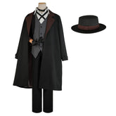 Halloweez Anime Nakahara Chuuya Cosplay Costume Set with Wig, Coat, Pants, and Accessories - Halloweez