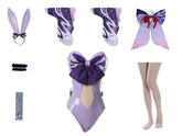 Halloweez Kokomi Cosplay Costume - Genshin Impact Sexy Bunny Jumpsuit Style A & B - Halloweez