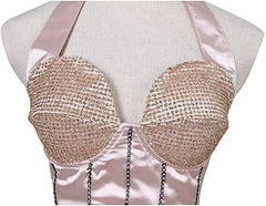Halloweez Christina Aguilera Burlesque Costume| Adult Women's Sexy Halloween Cosplay Outfit | - Halloweez