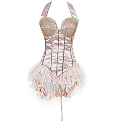 Halloweez Christina Aguilera Burlesque Costume| Adult Women's Sexy Halloween Cosplay Outfit | - Halloweez