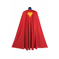Halloweez Clark Kent Cosplay Outfit - Blue Zentai Suit with Red Cape - Halloweez
