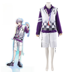 Rainbow Club vtuber ROF-MAO Fuwa Minato Anime Cosplay Sportswear Unisex Set - Halloweez
