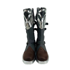 Genshin Impact Diluc Crimson Dawn Cos Shoes - Authentic Anime Cosplay Footwear - Halloweez