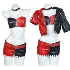 Harley Quinn Joker Girl Cosplay Costume - Suicide Squad Movie Halloween Outfit - Halloweez
