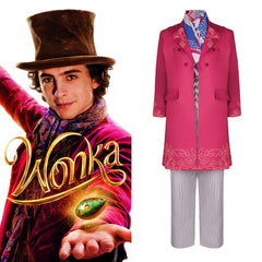 Charlie and the Chocolate Factory Willy Wonka Cosplay Costume Movie Same Role Play Stage Outfit - Halloweez