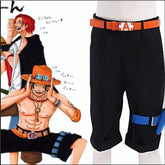 One Piece Portgas D. Ace Cosplay Costume - Anime Cosplay Performance Outfit for Stage Show - Halloweez