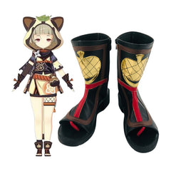 Genshin Impact Sayu Cosplay Shoes - Custom-made Secondary Element Convention Performance Shoes - Halloweez