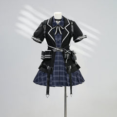 Mahou Shoujo Lyrical Nanoha: Fate Testarossa - Kurobe Nanoha Kasumi Complete Cosplay Costume Set - Halloweez