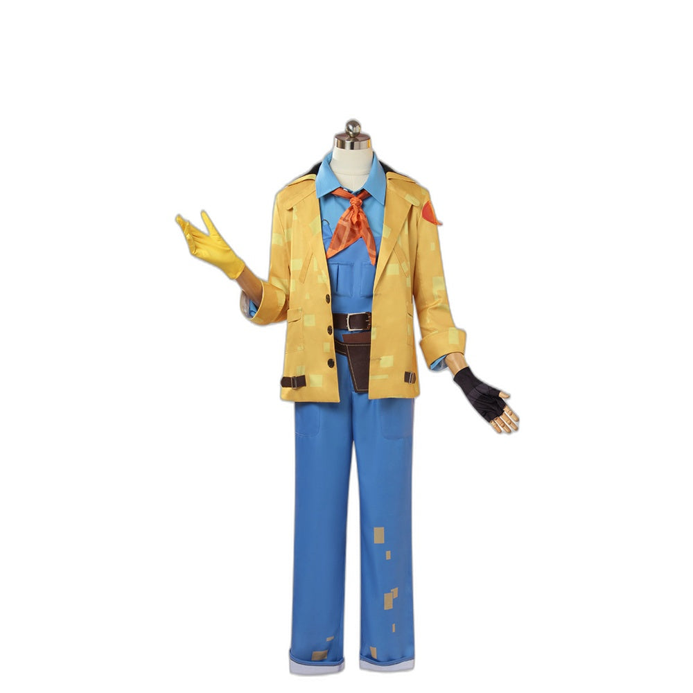 Fifth Personality Fire Investigator Puffed Cosplay Technician Rare Costume Role Play 2D Outfit - Halloweez
