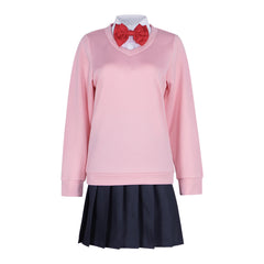 Dandadan Supernatural Armed Cosplay School Uniform Momoka Ayase Cosplay Costume Anime Outfit Hoodie - Halloweez