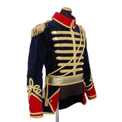 Historical Military Officer Cosplay Costume - Majestic Ballet Musical Jacket with Hat | Halloweez - Halloweez