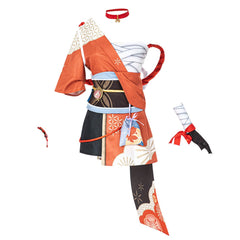 Halloweez Yoimiya Cosplay Costume - High-Quality Genshin Impact Outfit for Anime Enthusiasts - Halloweez